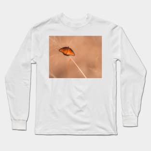 Queen Butterfly On An Autumn Day Long Sleeve T-Shirt